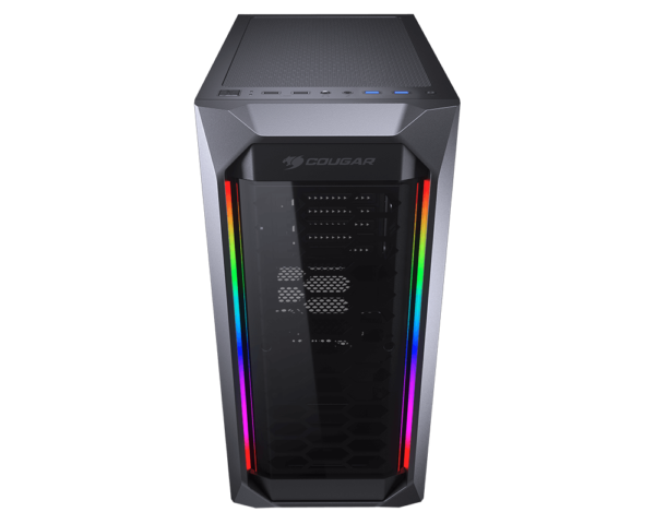Boitier Moyen Tour ATX Cougar MX410 RGB avec panneaux vitrés (Noir) – Image 3