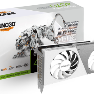 Carte Graphique Nvidia Inno3D GeForce RTX 4070 Super Twin X2 OC White 12Go
