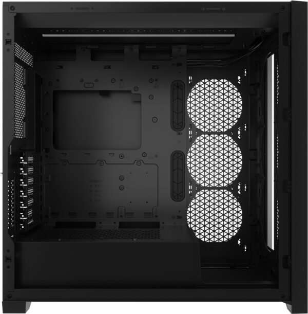 Boitier Moyen Tour E-ATX Corsair 5000D Core Airflow avec panneau vitré (Noir) – Image 4