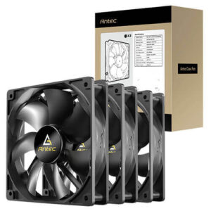 Lot de 3 Ventilateurs de boitier Antec N12 - 12cm (Noir)