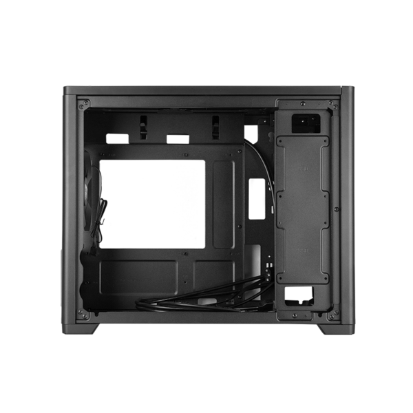 Boitier Mini Tour Micro ATX Chieftec Uni BX-10B-OP avec panneau vitré (Noir) – Image 3