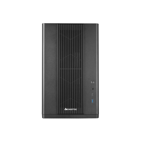 Boitier Mini Tour Micro ATX Chieftec Uni BX-10B-OP avec panneau vitré (Noir) – Image 2