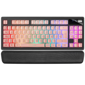 Clavier Gamer Mars Gaming MKAX RGB (Noir/Rose)