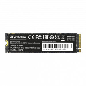 Disque SSD Verbatim Vi3000 256Go - NVMe M.2 Type 2280