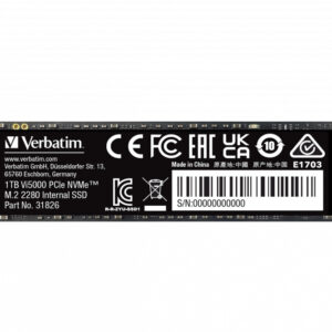 Disque SSD Verbatim Vi5000 1To - NVMe M.2 Type 2280