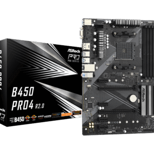 Carte Mère ASRock B450 Pro4 R2,0 (AM4)