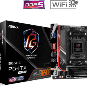 Carte Mère ASRock B650E PG-ITX WiFi (AM5) Mini ITX