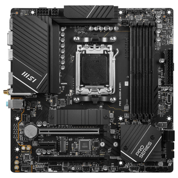 Carte Mère MSI Pro B650M-A WiFi (AM5) Micro ATX – Image 2