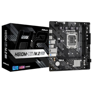 Carte Mère ASRock H610M-H2/M,2 DDR5 (Intel LGA 1700) Micro ATX
