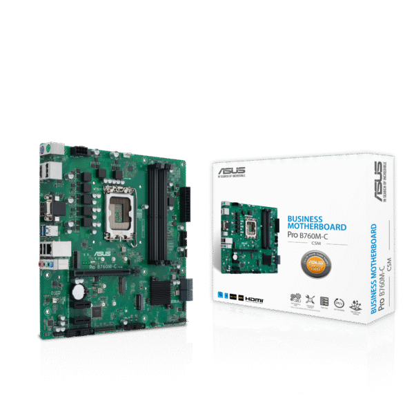 Carte Mère Asus Pro B760M-C CSM DDR5 (Intel LGA 1700) Micro ATX