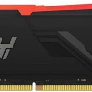 Barrette mémoire 8Go DIMM DDR4 Kingston Fury Beast RGB  3600Mhz (Noir)