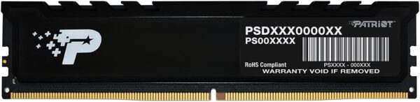 Barrette mémoire 16Go DIMM DDR5 Patriot Signature Line Premium  5600MHz (Noir)
