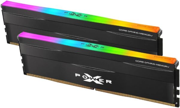 Kit Barrettes mémoire 32Go (2x16Go) DIMM DDR5 Silicon Power XPower Zenith RGB 6000Mhz (Noir)