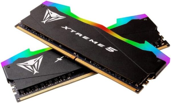 Kit Barrettes mémoire 32Go (2x16Go) DIMM DDR5 Patriot Viper Xtreme 5 RGB  7600MHz (Noir)