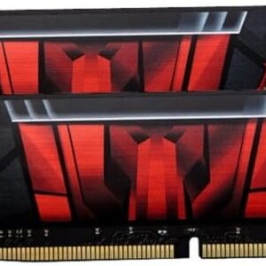 Kit Barrettes mémoire 32Go (2x16Go) DIMM DDR4 G.Skill Aegis  3000Mhz (Noir et Rouge)