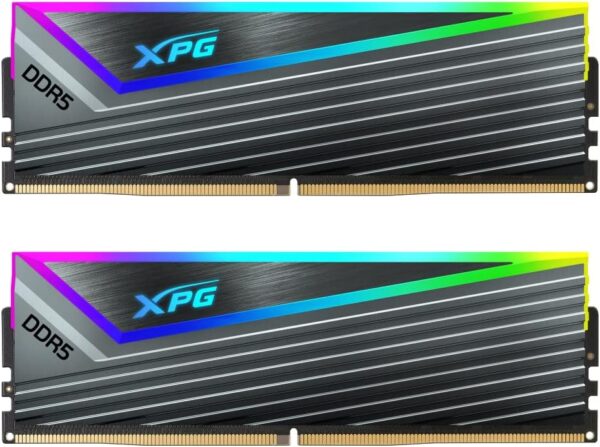 Kit Barrettes mémoire 32Go (2x16Go) DIMM DDR5 Adata XPG Caster 6400MHz (Noir)