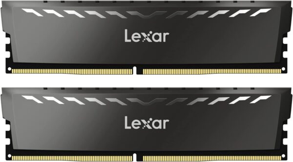 Kit Barrettes mémoire 16Go (2x8Go) DIMM DDR4 Lexar Thor 3600Mhz (Noir)