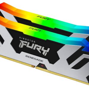 Kit Barrettes mémoire 32Go (2x16Go) DIMM DDR5 Kingston Fury Renegade  6400MHz (Noir)
