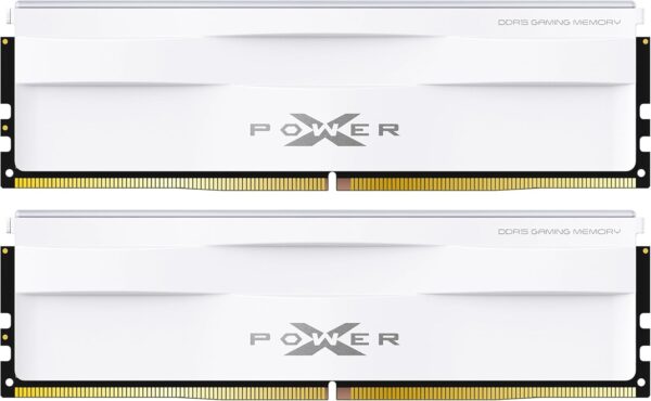 Kit Barrettes mémoire 32Go (2x16Go) DIMM DDR5 Silicon Power XPower Zenith 6000Mhz (Blanc)