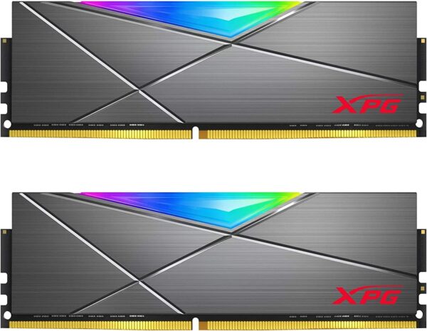 Kit Barrettes mémoire 16Go (2x8Go) DIMM DDR4 Adata XPG SpectriX D50 RGB  3600Mhz (Noir)