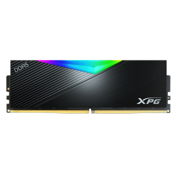 Barrette mémoire 16Go DIMM DDR5 Adata XPG Lancer RGB  7200MHz (Noir)