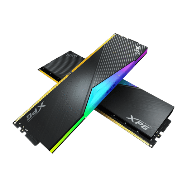 Kit Barrettes mémoire 32Go (2x16Go) DIMM DDR5 Adata XPG Lancer RGB  5200MHz (Noir)