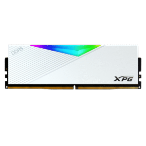 Barrette mémoire 16Go DIMM DDR5 Adata XPG Lancer RGB  7200MHz (Blanc)