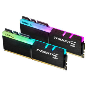 Kit Barrettes mémoire 16Go (2x8Go) DIMM DDR4 G.Skill Trident Z RGB  3000Mhz (Noir)