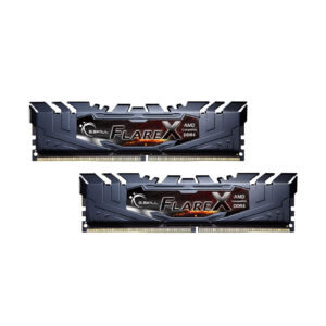 Kit Barrettes mémoire 16Go (2x8Go) DIMM DDR4 G.Skill Flare X  3200Mhz (Noir)