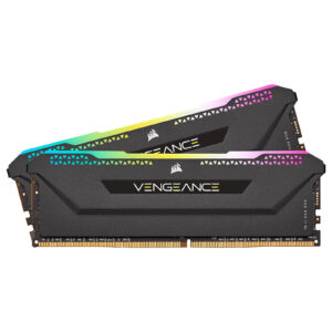Kit Barrettes mémoire 32Go (2x16Go) DIMM DDR4 Corsair Vengeance Pro SL RGB  3200Mhz (Noir)