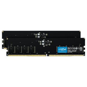 Kit Barrettes mémoire 64Go (2x32Go) DIMM DDR5 Crucial Classic 5600MHz (Noir)
