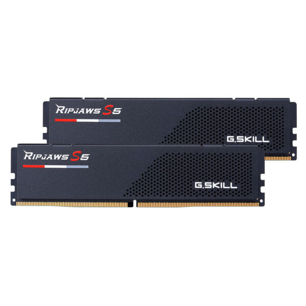 Kit Barrettes mémoire 32Go (2x16Go) DIMM DDR5 G.Skill Ripjaws S5 6000MHz (Noir)