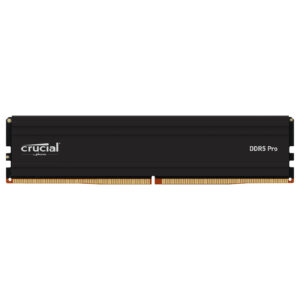 Barrette mémoire 16Go DIMM DDR5 Crucial Pro 5600MHz (Noir)