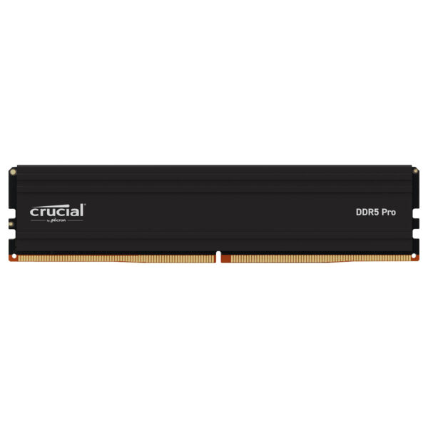 Barrette mémoire 16Go DIMM DDR5 Crucial Pro 6000MHz (Noir) Version OEM (Tray)