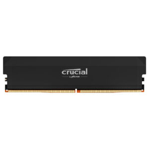 Barrette mémoire 16Go DIMM DDR5 Crucial Pro OC Gaming 6000MHz (Noir)