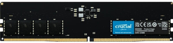Barrette mémoire 64Go DIMM DDR5 Crucial Classic 5600MHz (Noir)