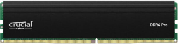 Barrette mémoire 16Go DIMM DDR4 Crucial Pro  3200Mhz (Noir)