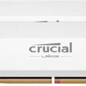Kit Barrettes mémoire 32Go (2x16Go) DIMM DDR5 Crucial Pro OC Gaming 6000MHz (Blanc)