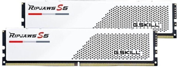 Kit Barrettes mémoire 32Go (2x16Go) DIMM DDR5 G.Skill Ripjaws S5  5200MHz (Blanc)