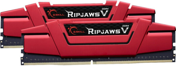 Kit Barrettes mémoire 32Go (2x16Go) DIMM DDR4 G.Skill RipJaws V  2400Mhz (Rouge)