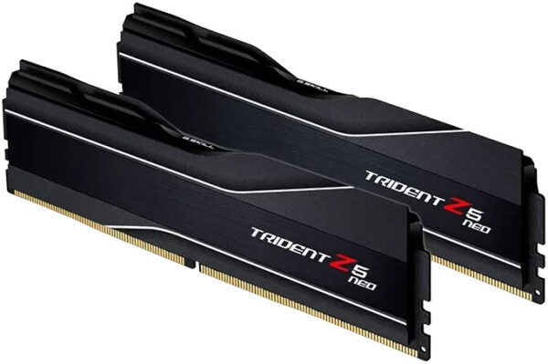 Kit Barrettes mémoire 32Go (2x16Go) DIMM DDR5 G.Skill Trident Z5 Neo 5600MHz AMD Expo (Noir)