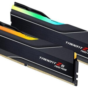 Kit Barrettes mémoire 32Go (2x16Go) DIMM DDR5 G.Skill Trident Z5 Neo RGB  6000MHz (Noir)
