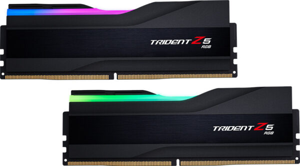 Kit Barrettes mémoire 32Go (2x16Go) DIMM DDR5 G.Skill Trident Z5 RGB  6000MHz (Noir) CL36