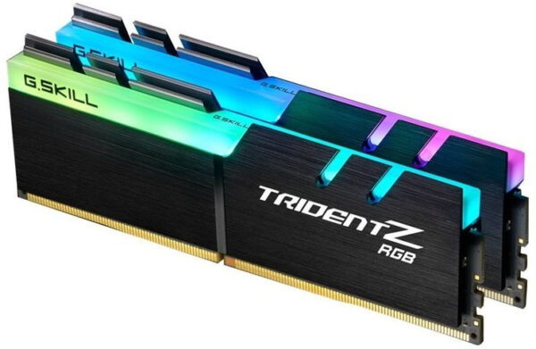 Kit Barrettes mémoire 16Go (2x8Go) DIMM DDR4 G.Skill Trident Z RGB  3600Mhz (Noir) compatible AMD