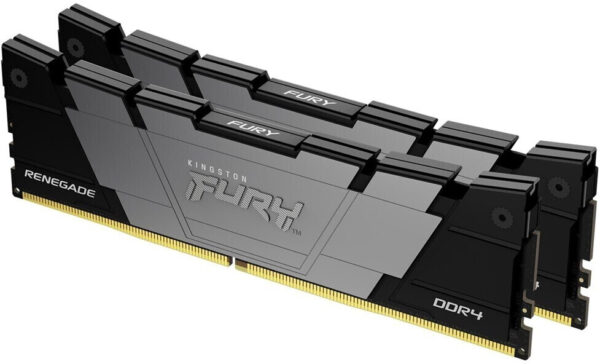 Kit Barrettes mémoire 32Go (2x16Go) DIMM DDR4 Kingston Fury Renegade 3600Mhz (Noir)