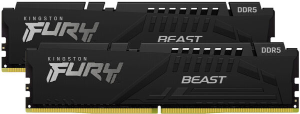 Kit Barrettes mémoire 32Go (2x16Go) DIMM DDR5 Kingston ValueRAM  4800MHz (Vert)