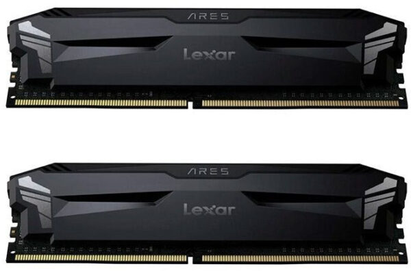 Kit Barrettes mémoire 16Go (2x8Go) DIMM DDR4 Lexar Ares OC  3600Mhz (Noir)
