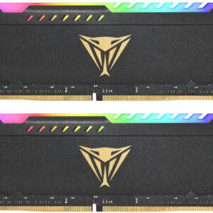 Kit Barrettes mémoire 16Go (2x8Go) DIMM DDR4 Patriot Viper RGB  3200Mhz (Noir)