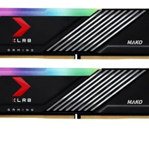 Kit Barrettes mémoire 32Go (2x16Go) DIMM DDR5 PNY XLR8 Gaming Epic-X RGB 6000MHz CL30 (Noir)