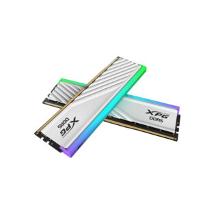 Kit Barrettes mémoire 32Go (2x16Go) DIMM DDR5 Adata XPG Lancer Blade RGB  6000MHz (Blanc)